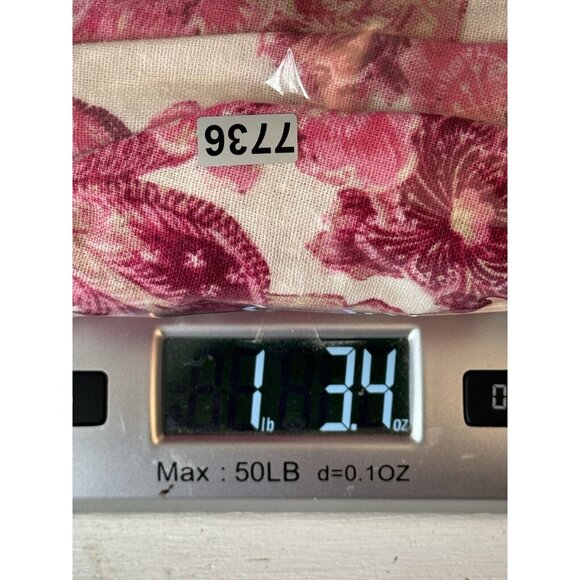 Old Navy Women Waist-Defined Floral Linen Smocked Midi Cami Dress Size 3X Spring - Picture 11 of 11